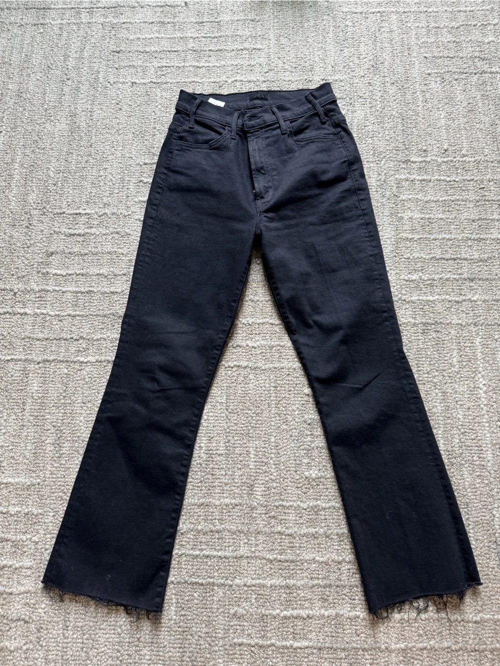 Mother Women's Petite Lil Hustler Ankle Fray Jeans